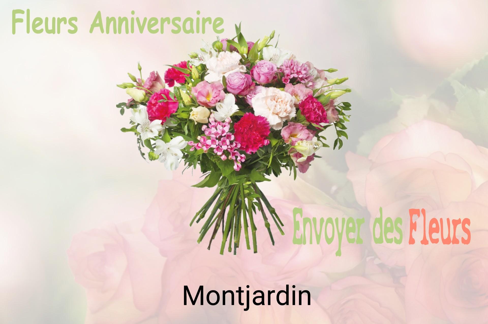 Bouquet de fleurs d’anniversaire livré à Montjardin