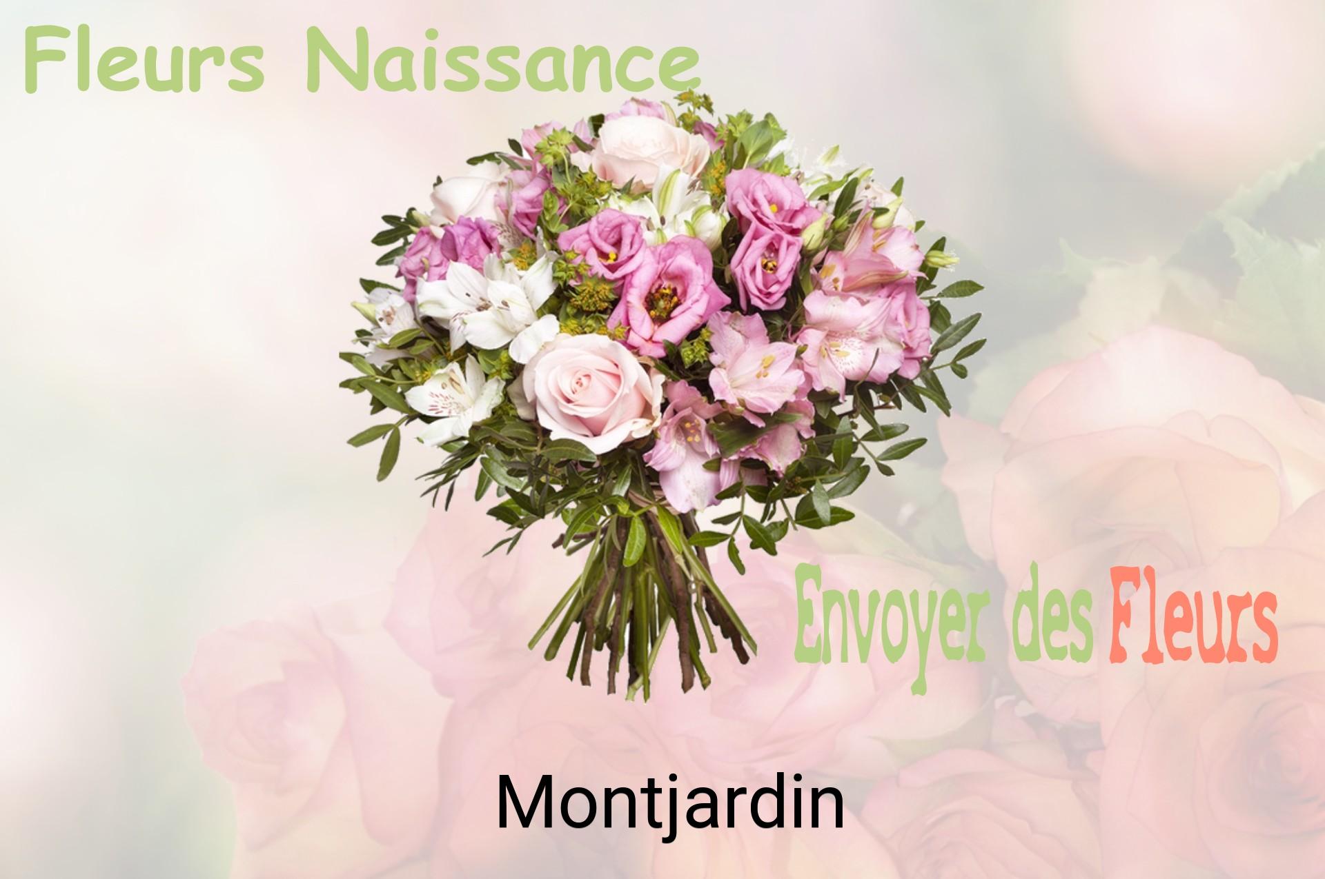 Bouquet de fleurs de naissance livré à Montjardin